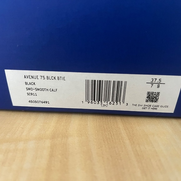 STUART WEITZMAN Avenue 75 Block Bootie Black Smooth Calf Leather - Picture 4 of 9